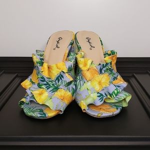 SOLD Qupid Summer Heeled Sandals